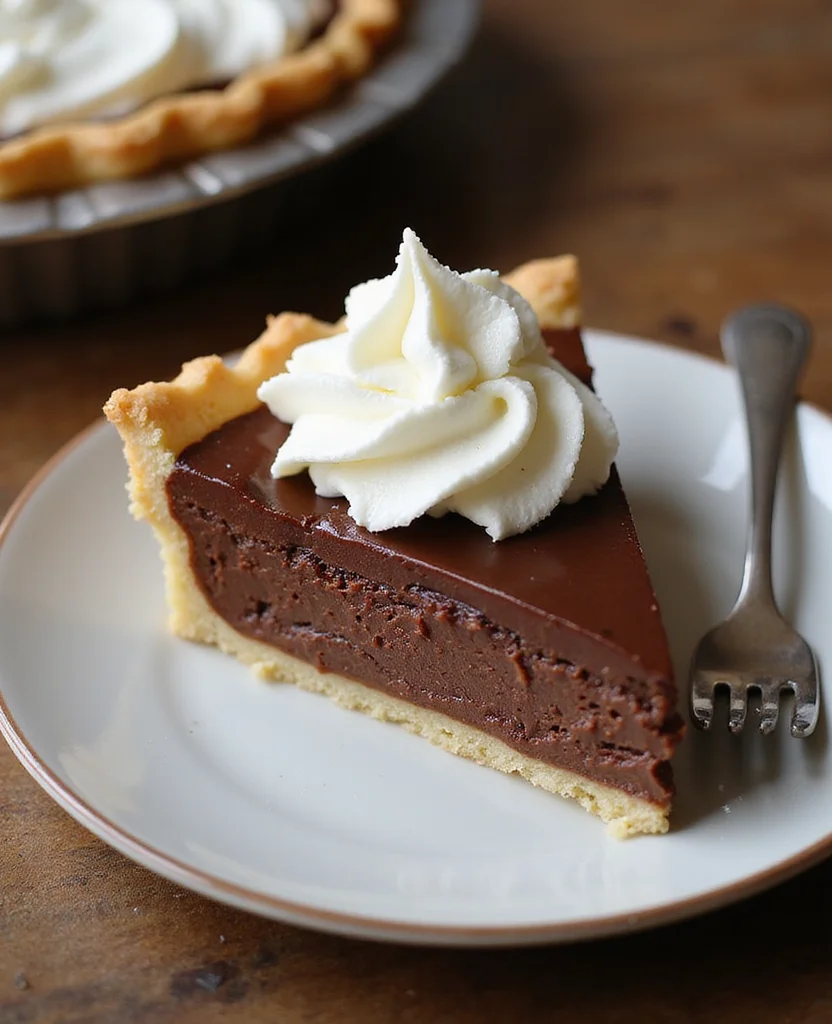 French Silk Pie Recipe (Rich and Creamy Chocolate Filling) - Step 8: Chill the Pie 1