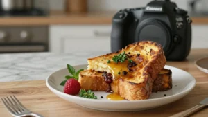 French Toast with Sourdough Bread Recipe (Crispy and Custardy)