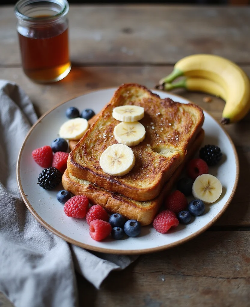 French Toast with Sourdough Bread Recipe (Crispy and Custardy) - Step 4: Prepare for Frying 1