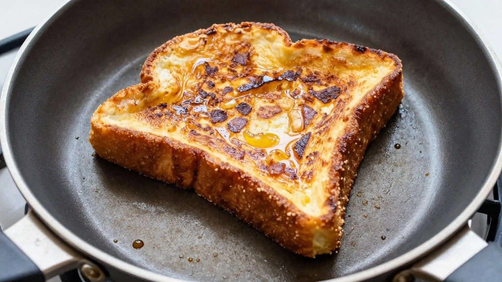 French Toast with Sourdough Bread Recipe (Crispy and Custardy) - Step 5: Fry the First Side 1