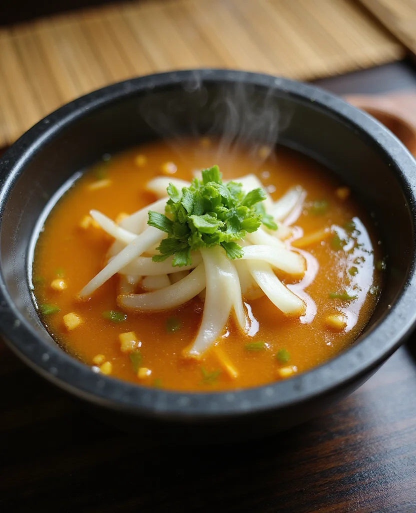 Japanese Clear Onion Soup Recipe (Hibachi-Style Broth)​ - Step 7: Strain the Broth 1
